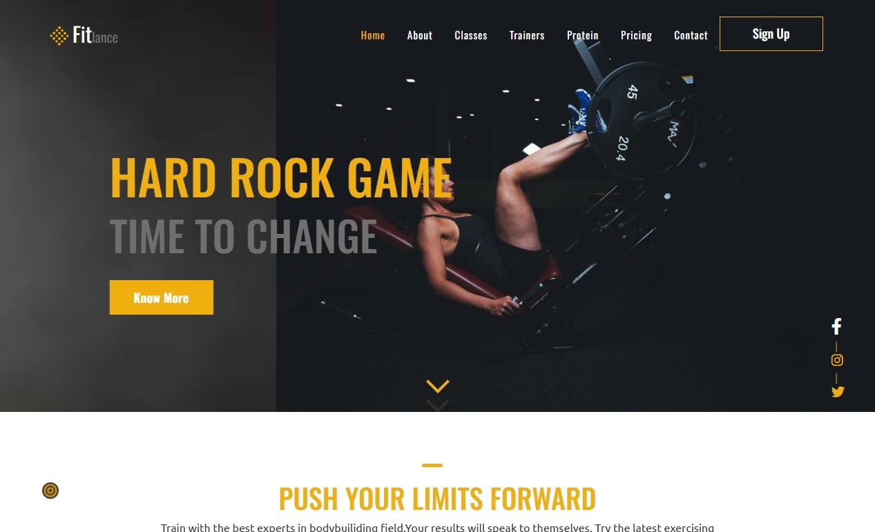 Gym Website